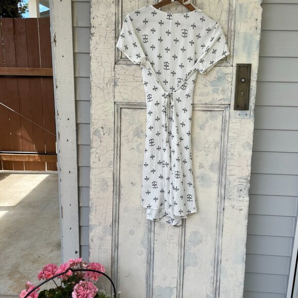 Graphic Button-Up Dress (Size Small) - Picture 8 of 10